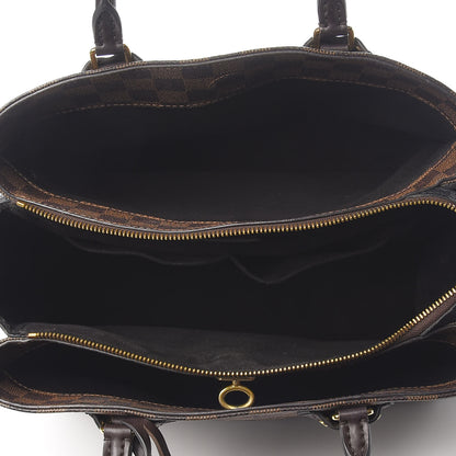 Louis Vuitton Cuir Taurillon Damier Ebene Normandy Black 4 of 9