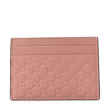 Gucci Microguccissima Card Holder Soft Pink 1 of 6