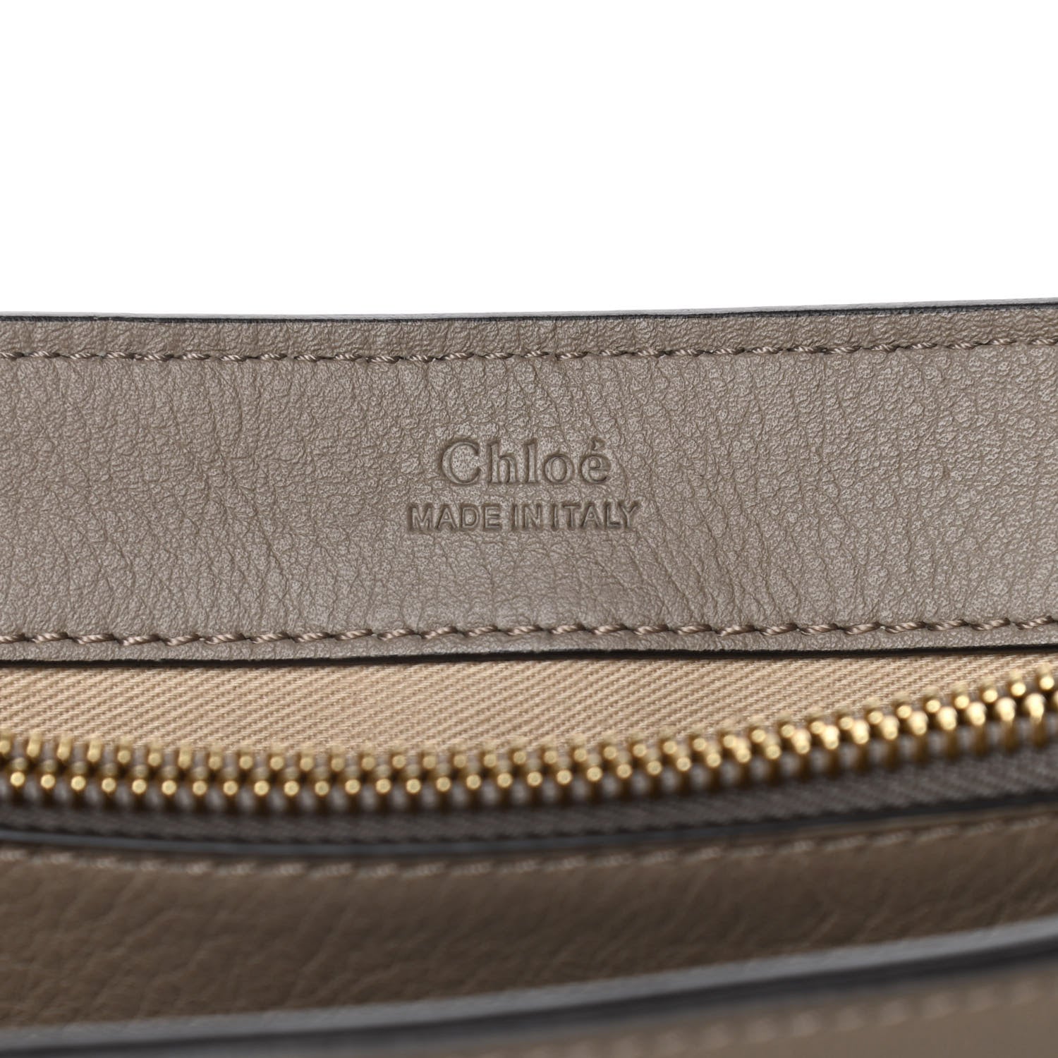 Chloe Calfskin Small Faye Day Shoulder Bag Motty Grey 6 of 10