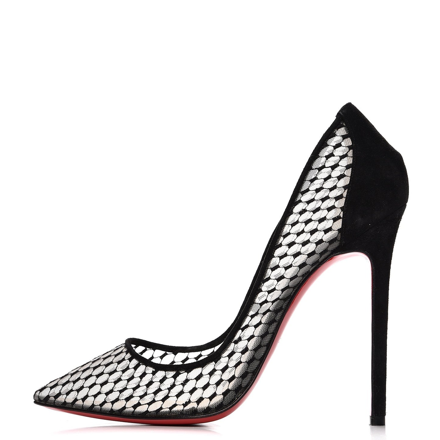 Mesh Suede Pigaresille 120 Pumps 38 Black
