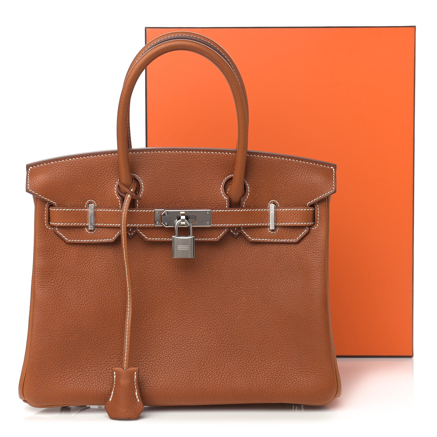 Hermes Natural Barenia Faubourg Birkin 30 Fauve 11 of 11