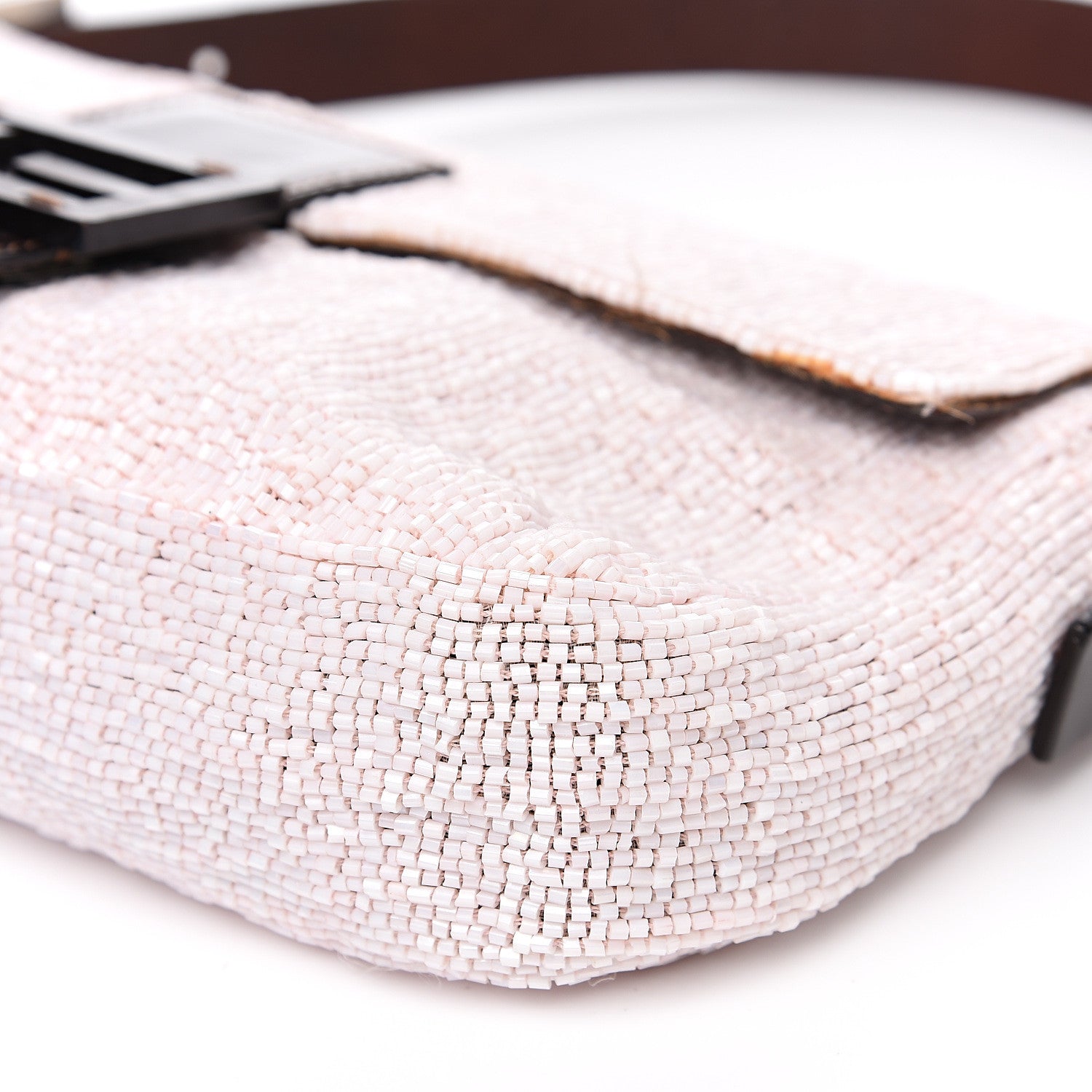 Fendi Beaded Baguette Pale Pink 11 of 15
