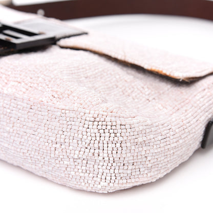 Fendi Beaded Baguette Pale Pink 11 of 15