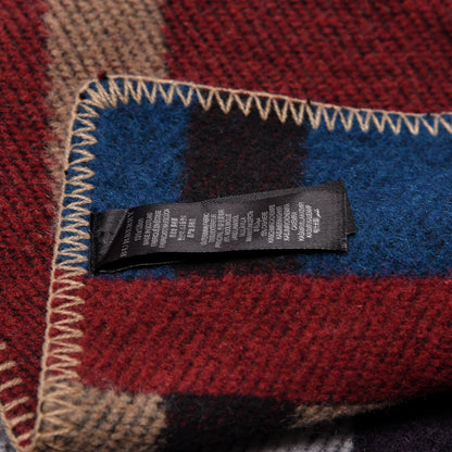 Burberry Wool Cashmere Mega Check Cape Scarf Scarf Multicolor 4 of 5