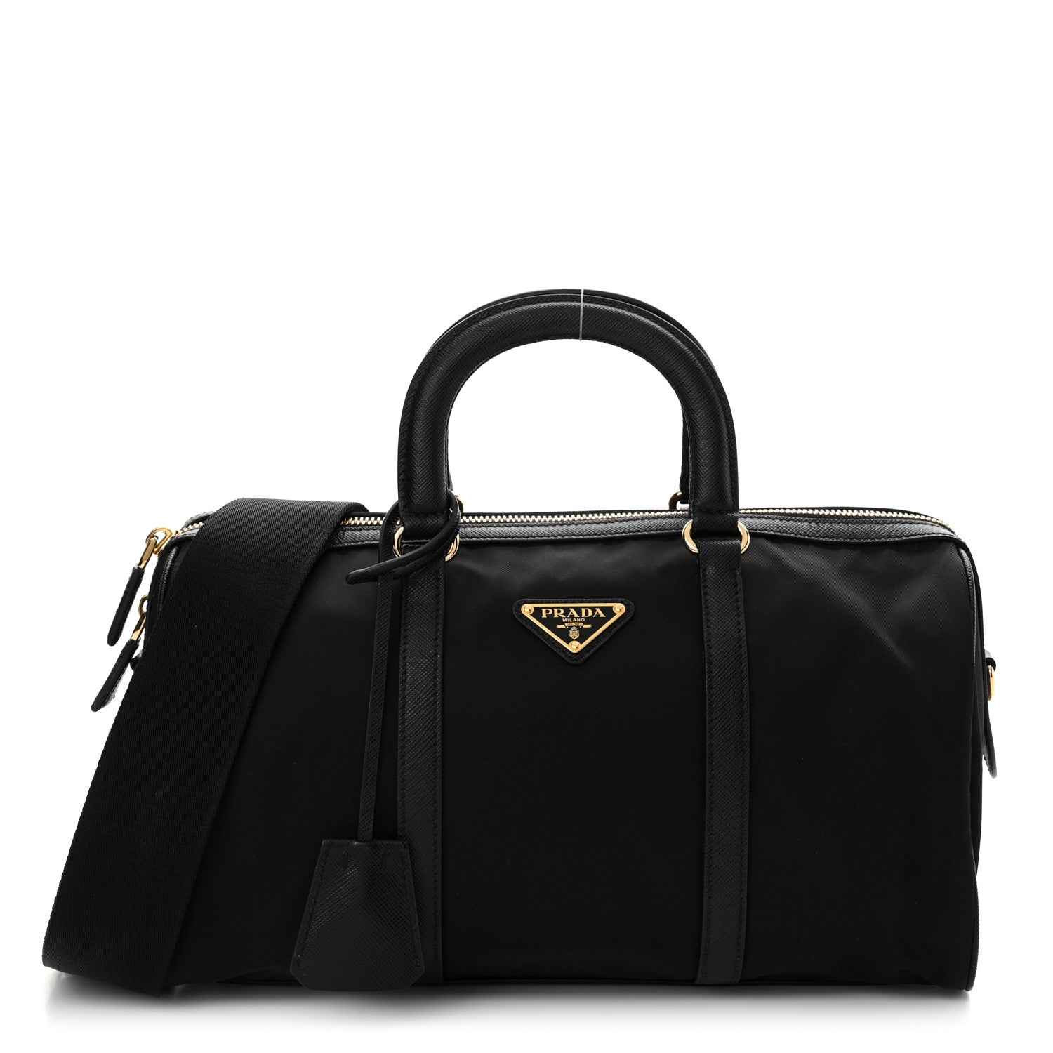 Prada Re-Nylon Saffiano Medium Re-Edition 1978 Top Handle Bag Black 1 of 10