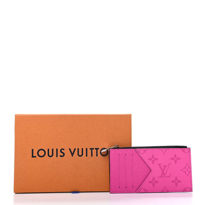 Louis Vuitton Taigarama Coin Card Holder Fuchsia 7 of 7