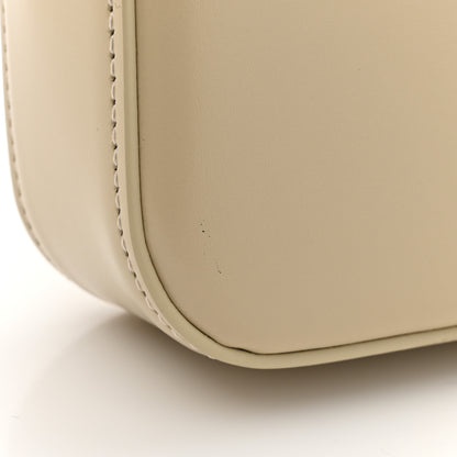 Celine Natural Calfskin Triomphe Shoulder Bag Ivory 13 of 14