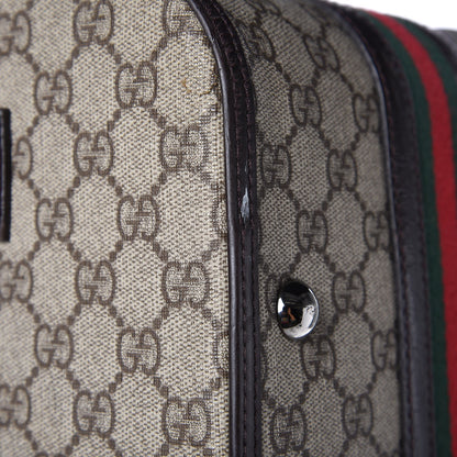 Gucci GG Plus Monogram Small Web Trolley Brown 30 of 41