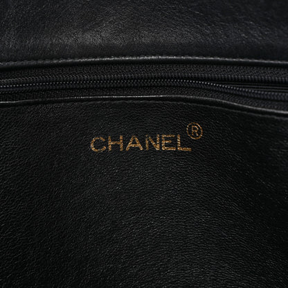 Chanel Lambskin CC Tote Black 6 of 12