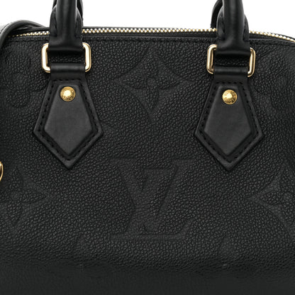Louis Vuitton Empreinte Monogram Giant Speedy Bandouliere 20 Black 7 of 10