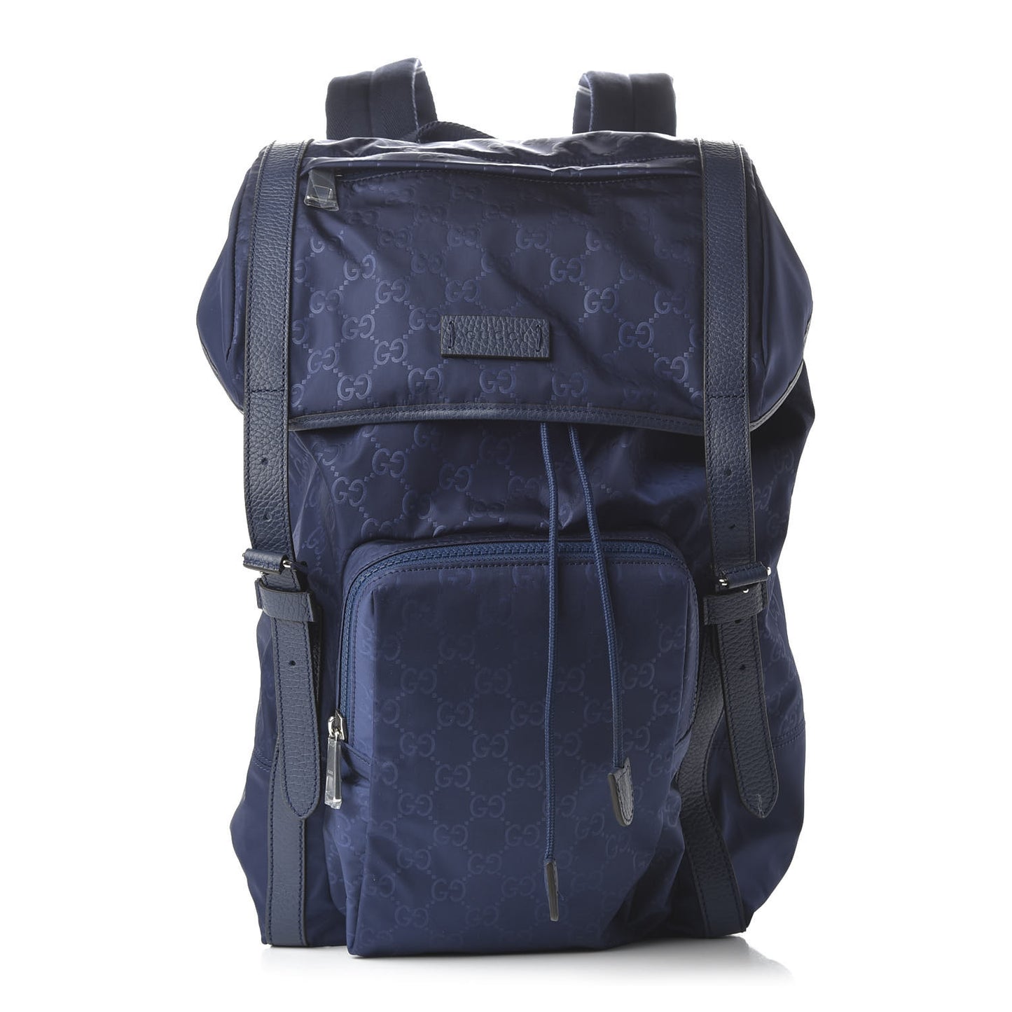 Nylon Monogram Medium Light Double Buckle Backpack Tide