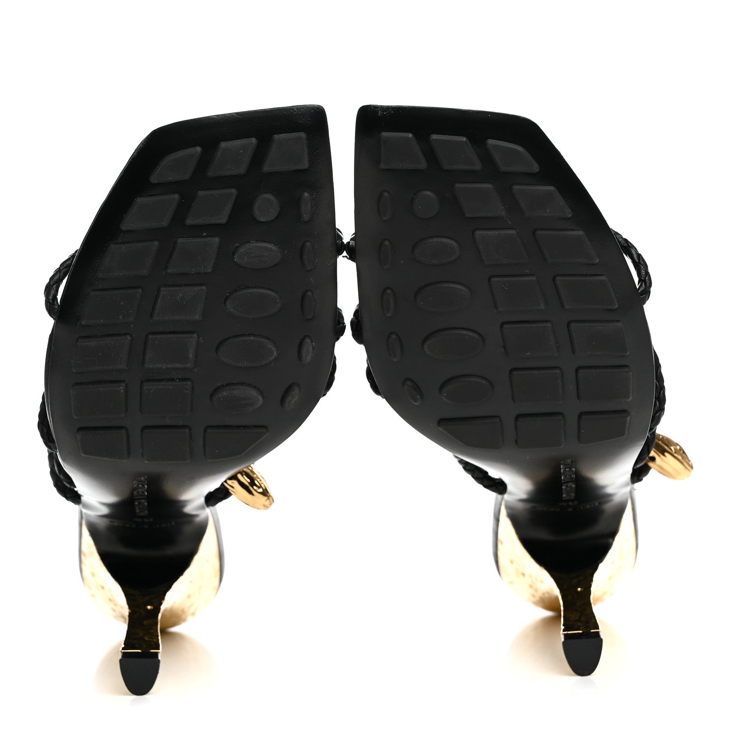 Bottega Veneta Nappa Adam Sandals 40 Black 6 of 9
