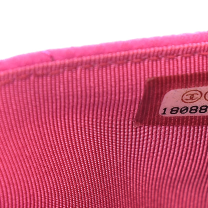 Chanel Iridescent Caviar Quilted Wallet on Chain WOC Pink 8 of 13