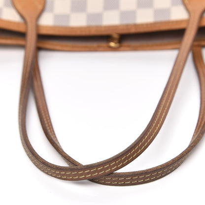 Louis Vuitton Damier Azur Neo Neverfull MM Rose Ballerine 8 of 18