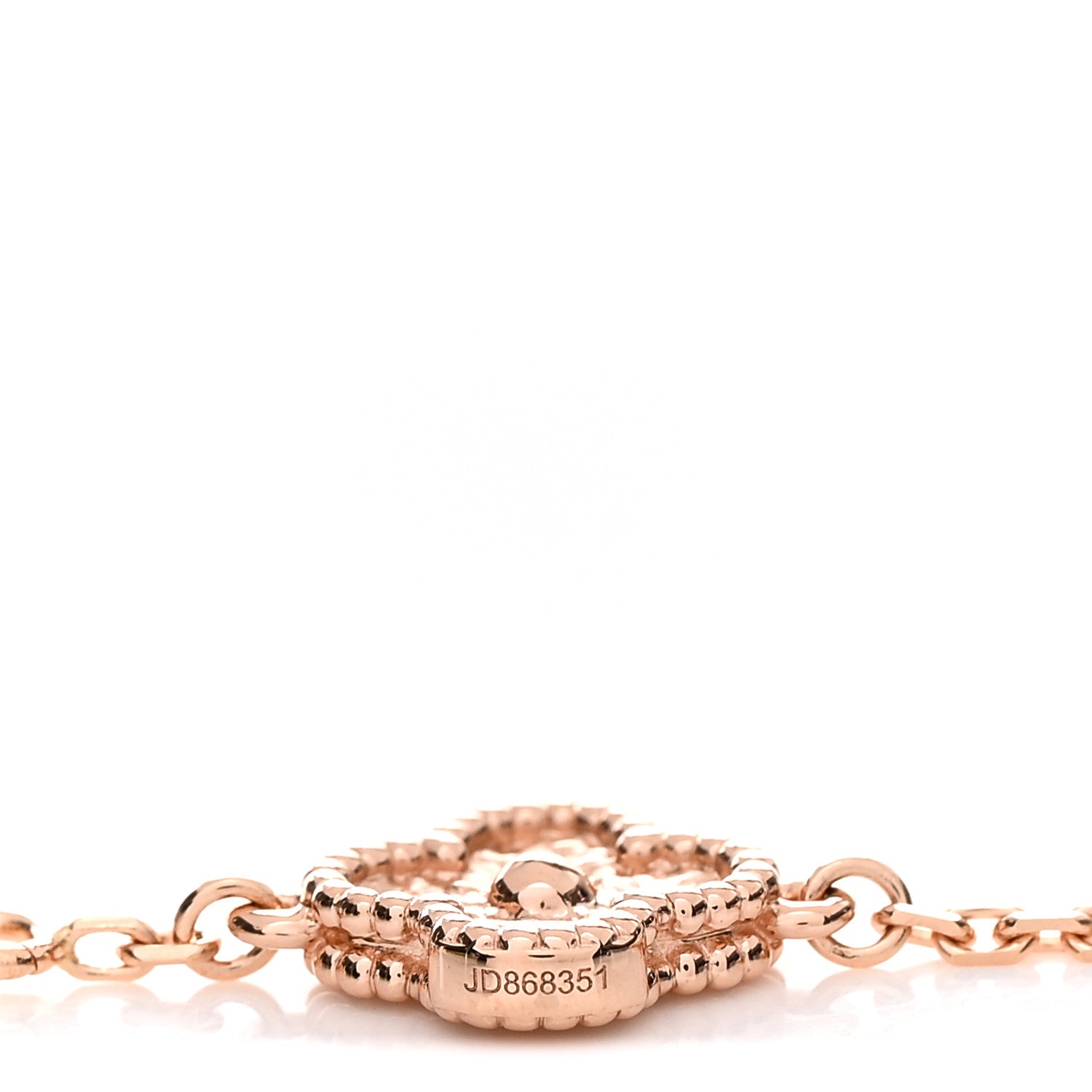 Van Cleef & Arpels 18K Rose Gold 6 Motifs Sweet Alhambra Bracelet 3 of 5