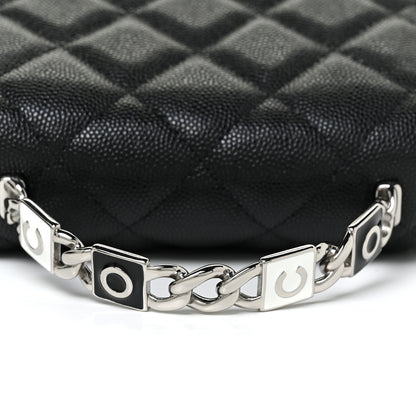Chanel Caviar Quilted Pick Me Up Clutch With Chain Black 16 of 17