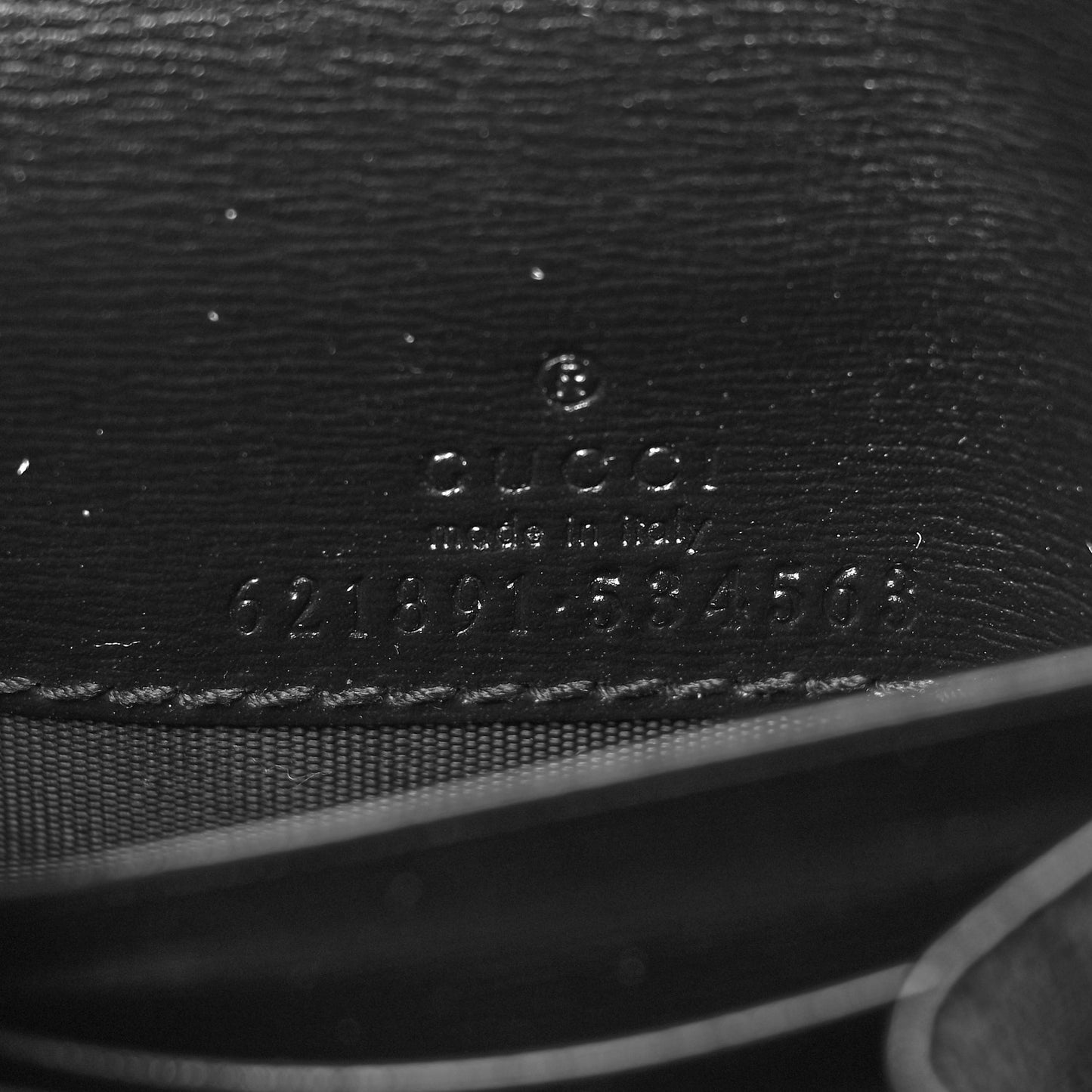 Boarded Plutone Calfskin Horsebit 1955 Flap Card Case Wallet Black