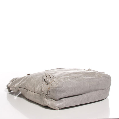 Balenciaga Agneau Giant Brogues Hardware Day Hobo Argent 4 of 11