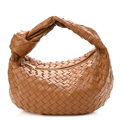 Bottega Veneta Nappa Intrecciato Teen Jodie Hobo Caramel 1 of 8