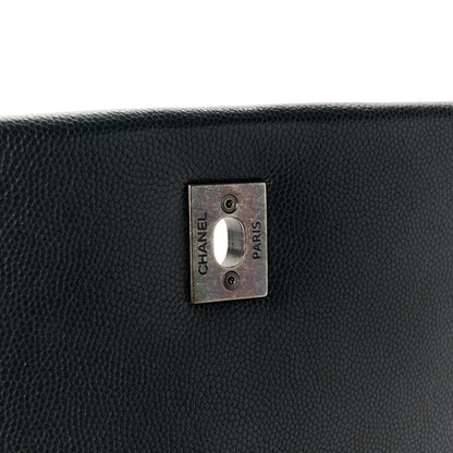 Chanel Caviar Quilted Small Coco Handle Flap Black 6 of 11