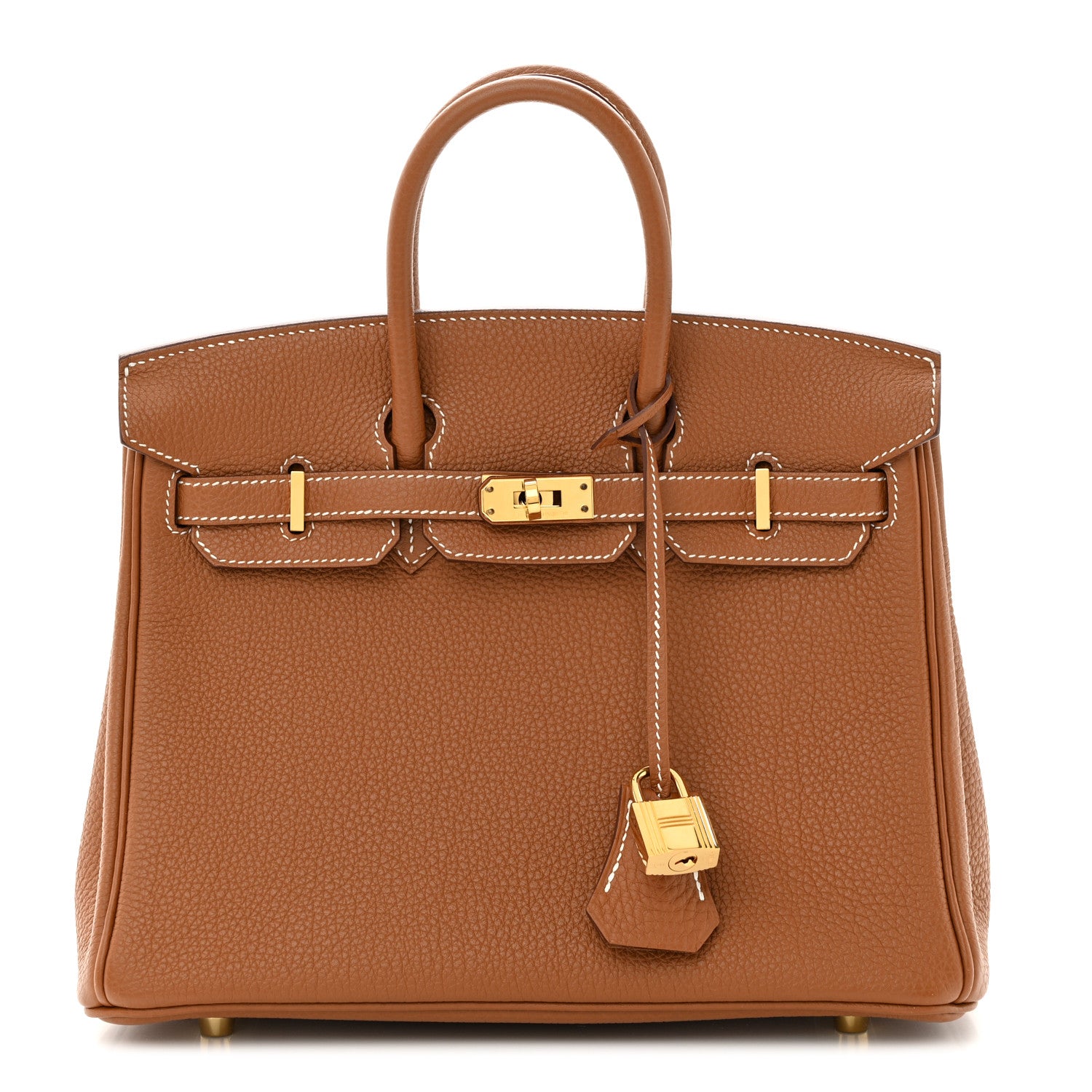 Hermes Togo Birkin 25 Gold 1 of 11