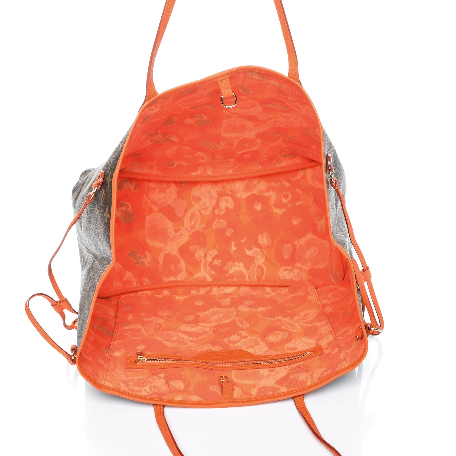 Louis Vuitton Monogram Articles de Voyage Ikat San Francisco LV Cup Neverfull GM Orange 5 of 12