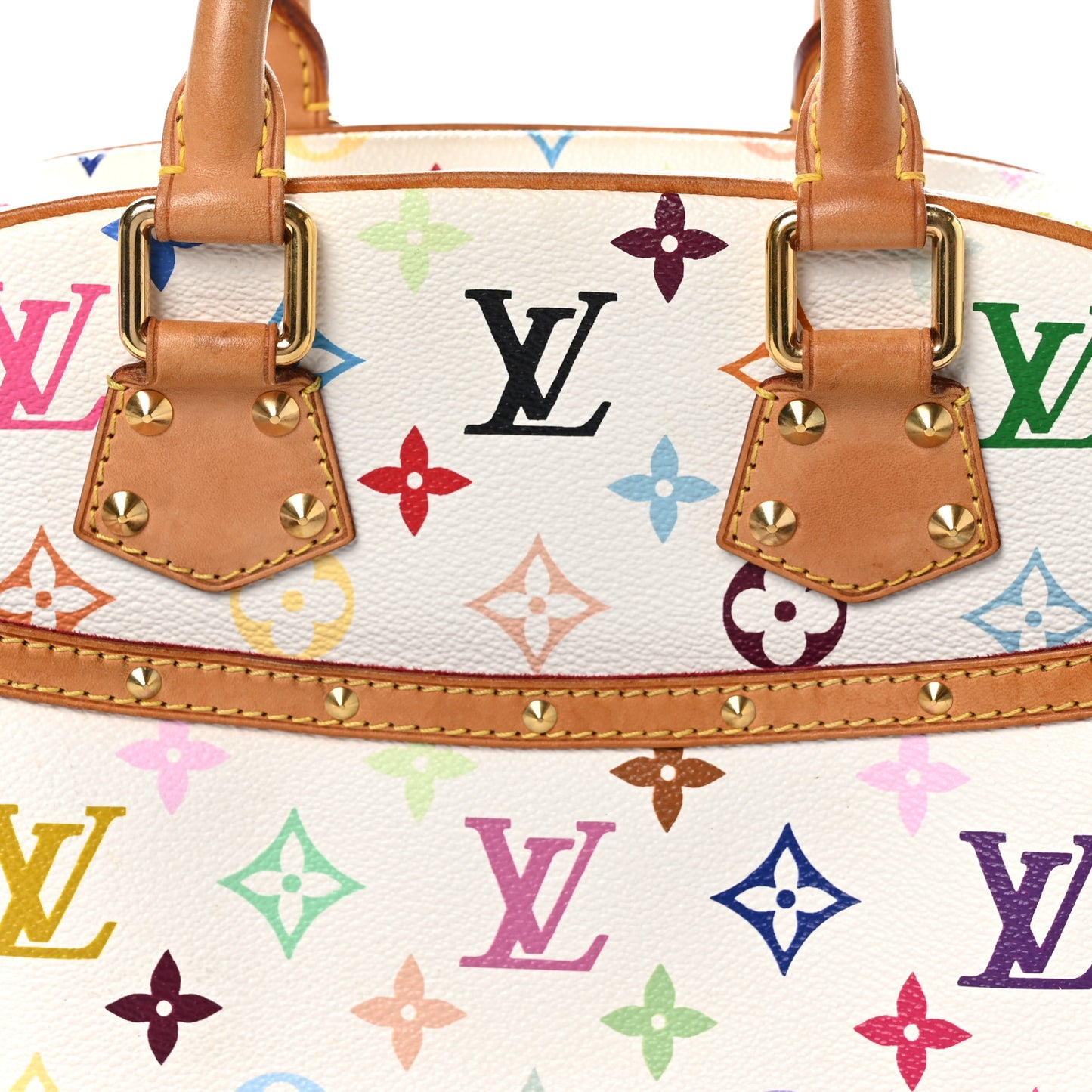 Monogram Multicolor Trouville White