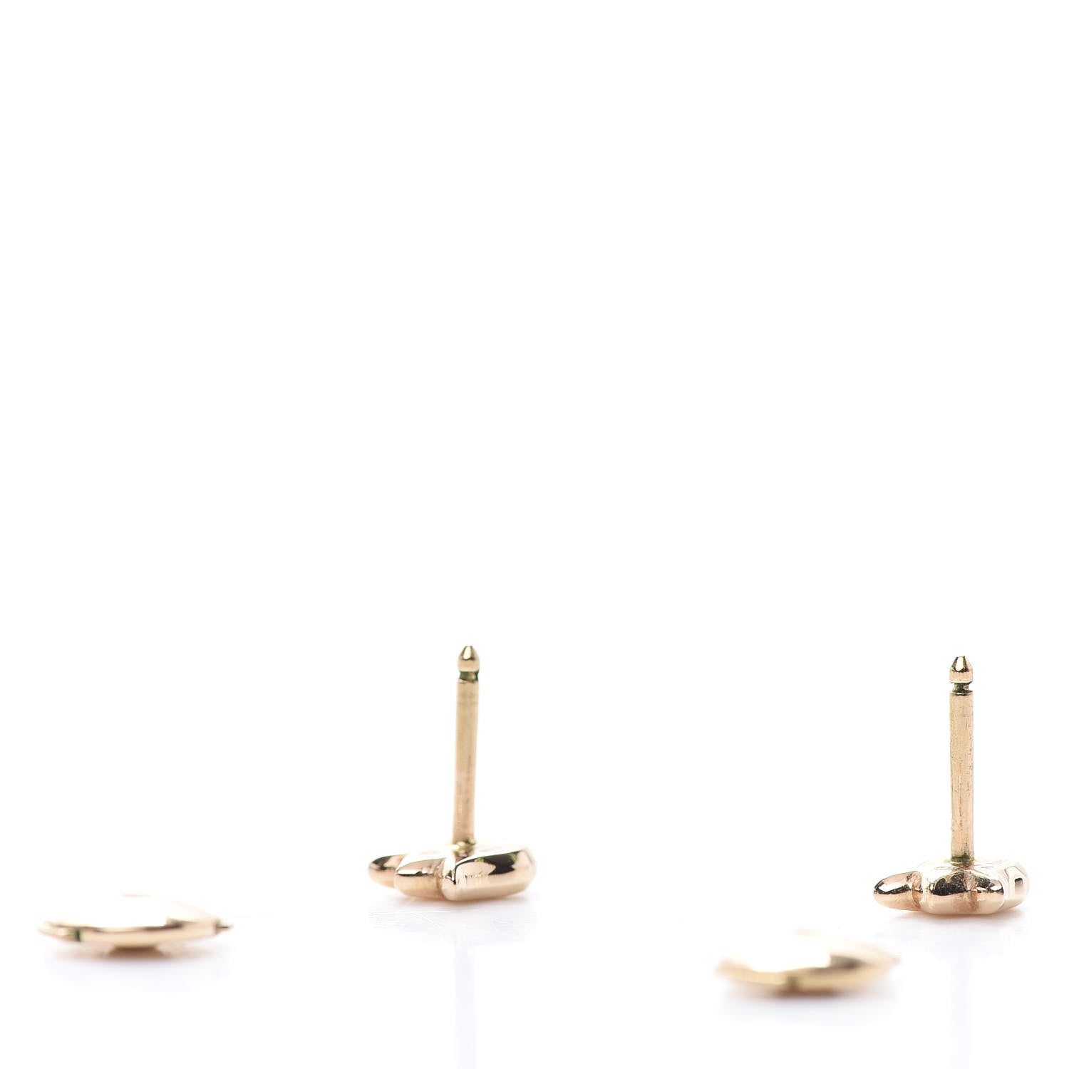 Cartier 18K Pink Gold Tulip Earrings 3 of 6
