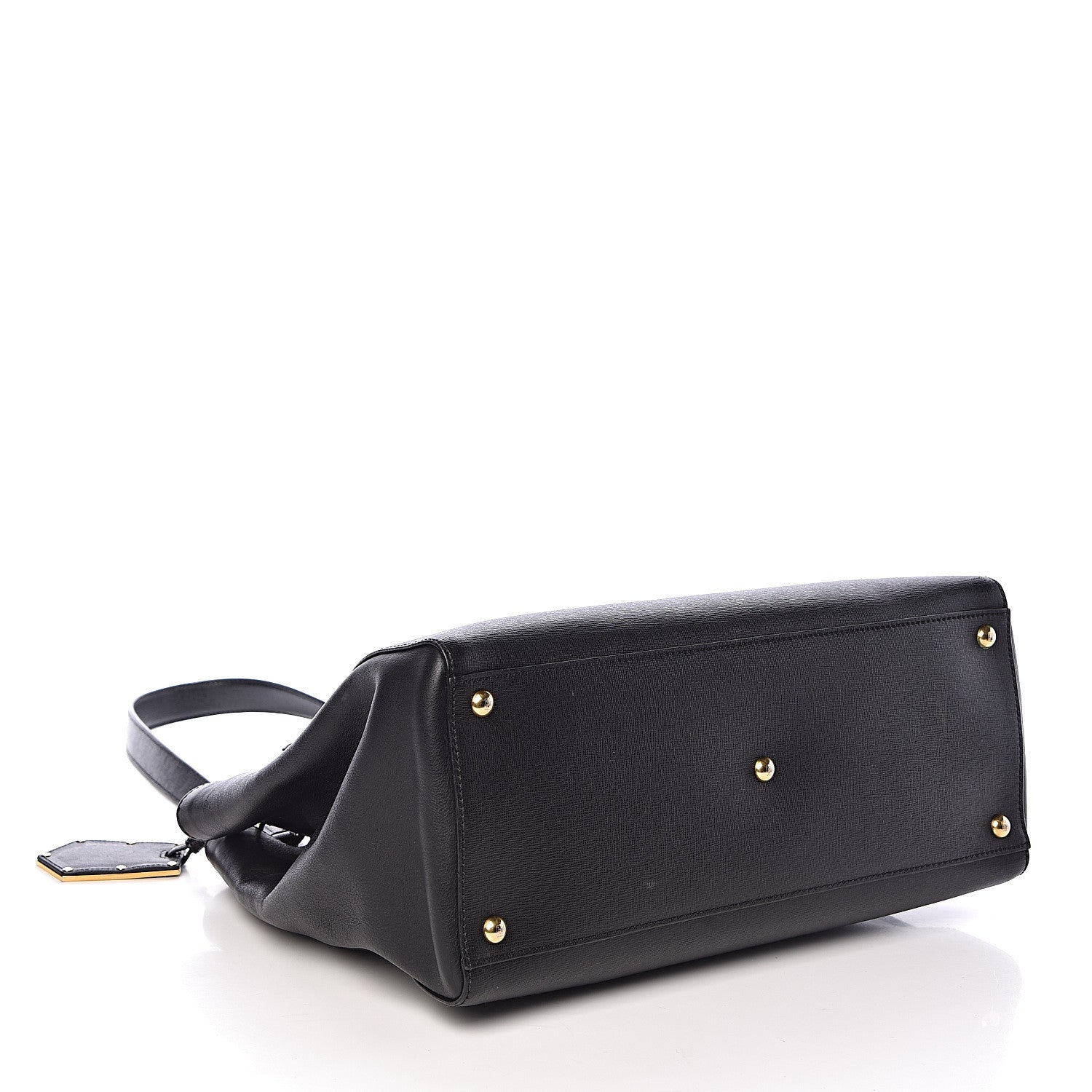 Fendi Vitello Elite Regular 2Jours Tote Black 5 of 11