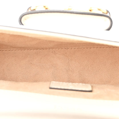 Gucci Azalea Calfskin Small Horsebit 1955 Chain Shoulder Bag Mystic White 5 of 15