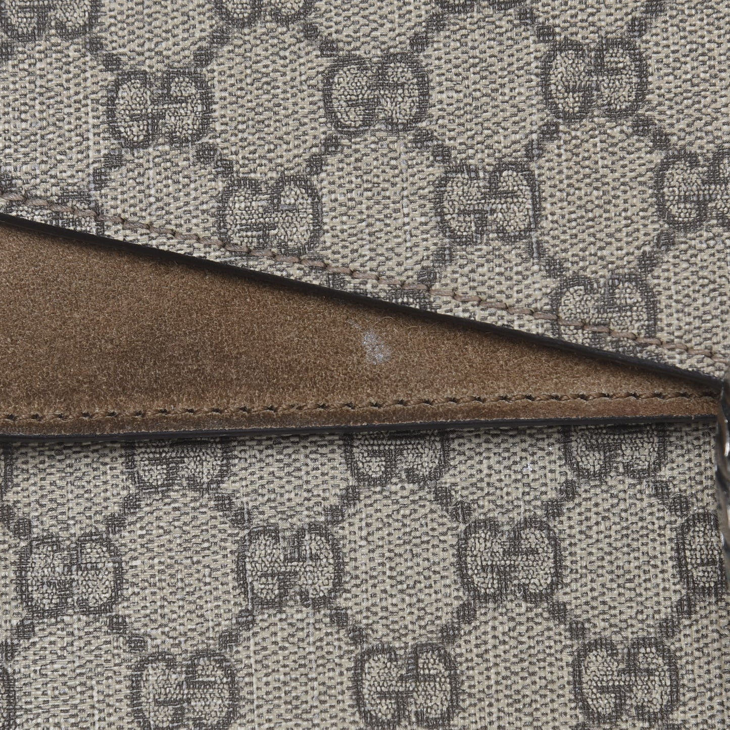 GG Supreme Monogram Small Dionysus Shoulder Bag Taupe