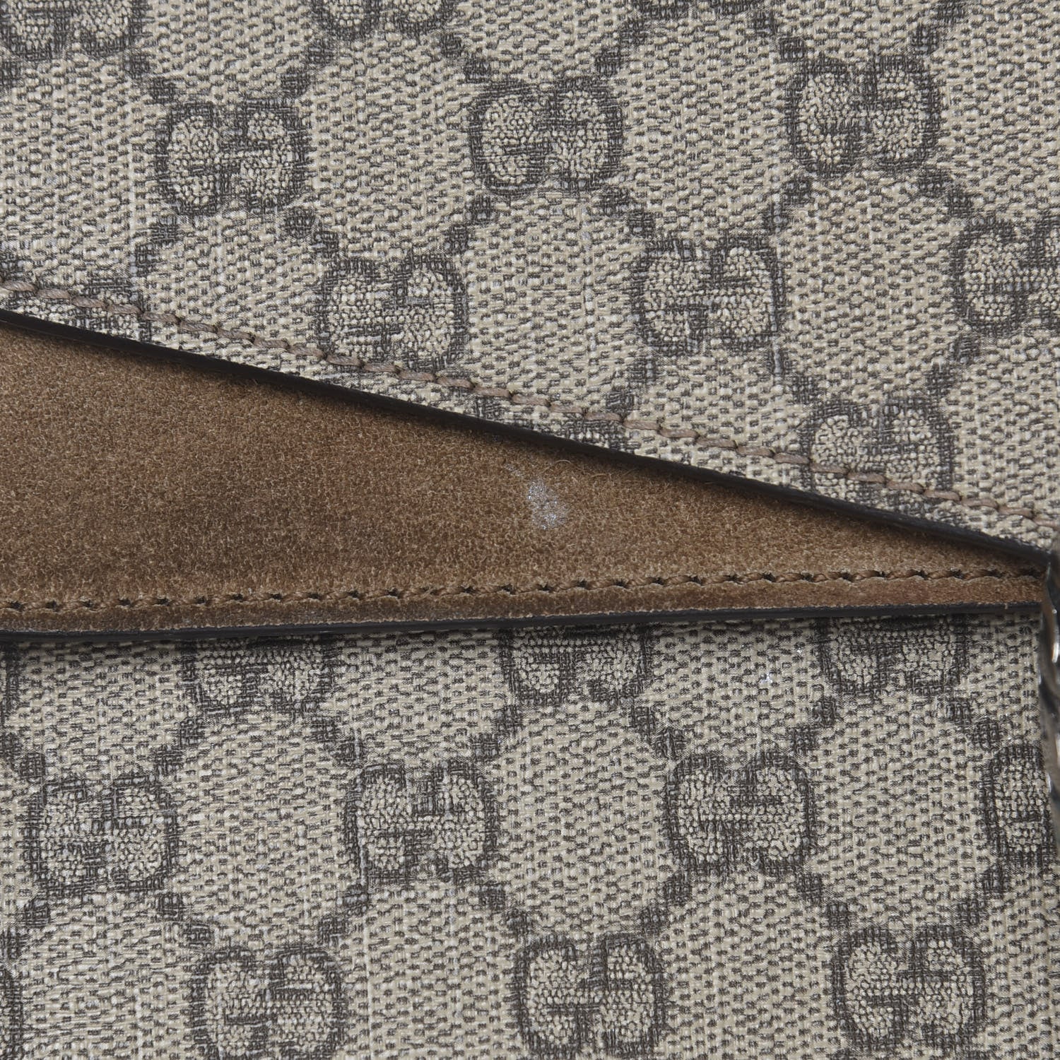 Gucci GG Supreme Monogram Small Dionysus Shoulder Bag Taupe 10 of 16