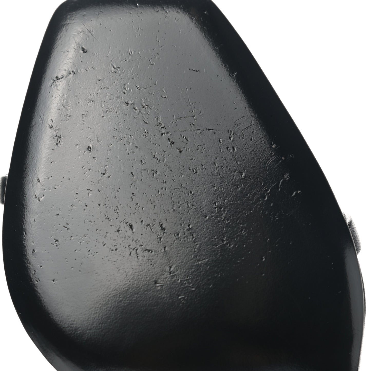 Calfskin Opyum 110 Sandals 40.5 Black Silver