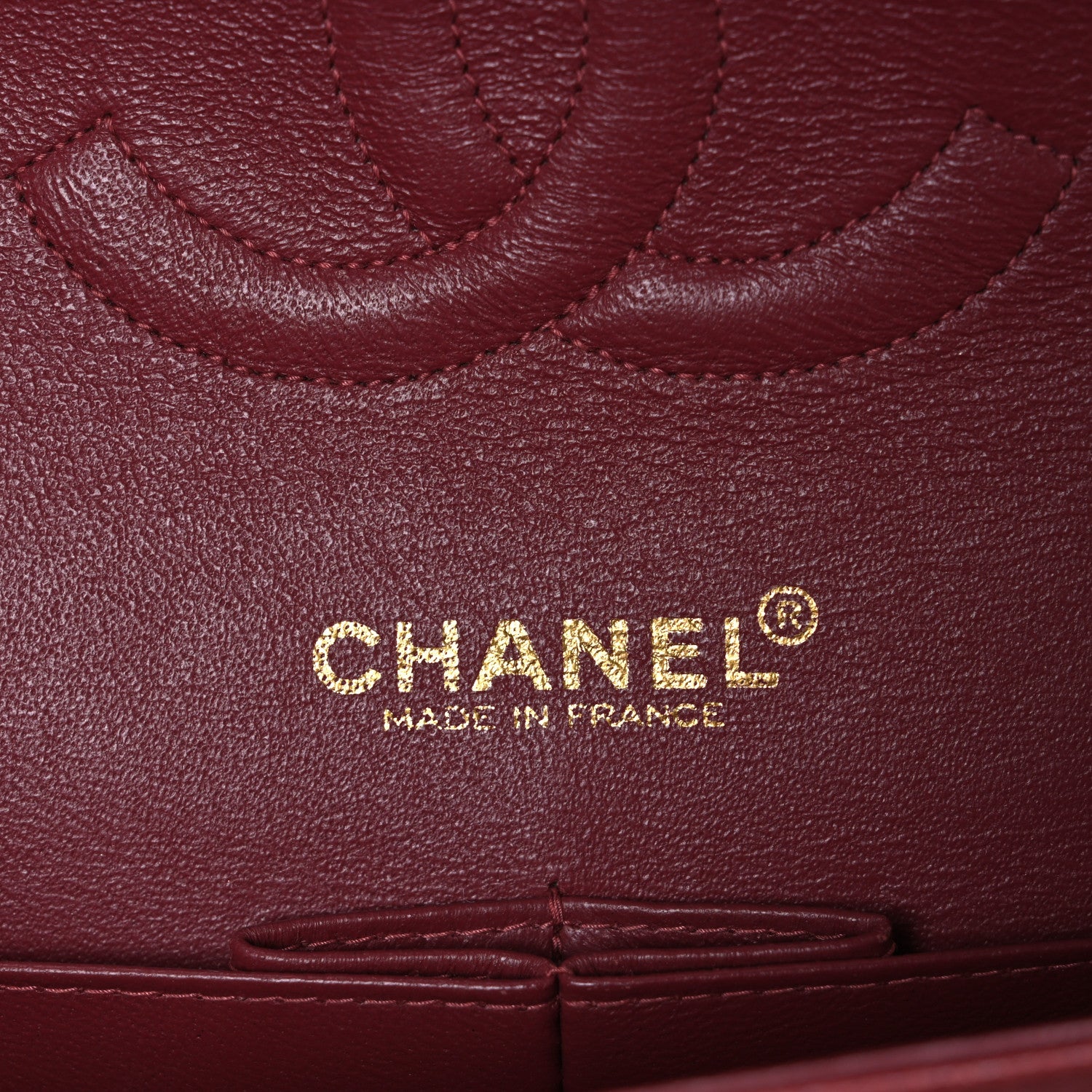 Chanel Caviar Quilted Medium Double Flap Dark Pink 6 of 10