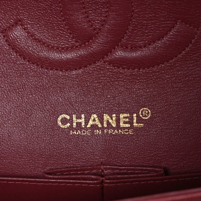 Chanel Caviar Quilted Medium Double Flap Dark Pink 6 of 10