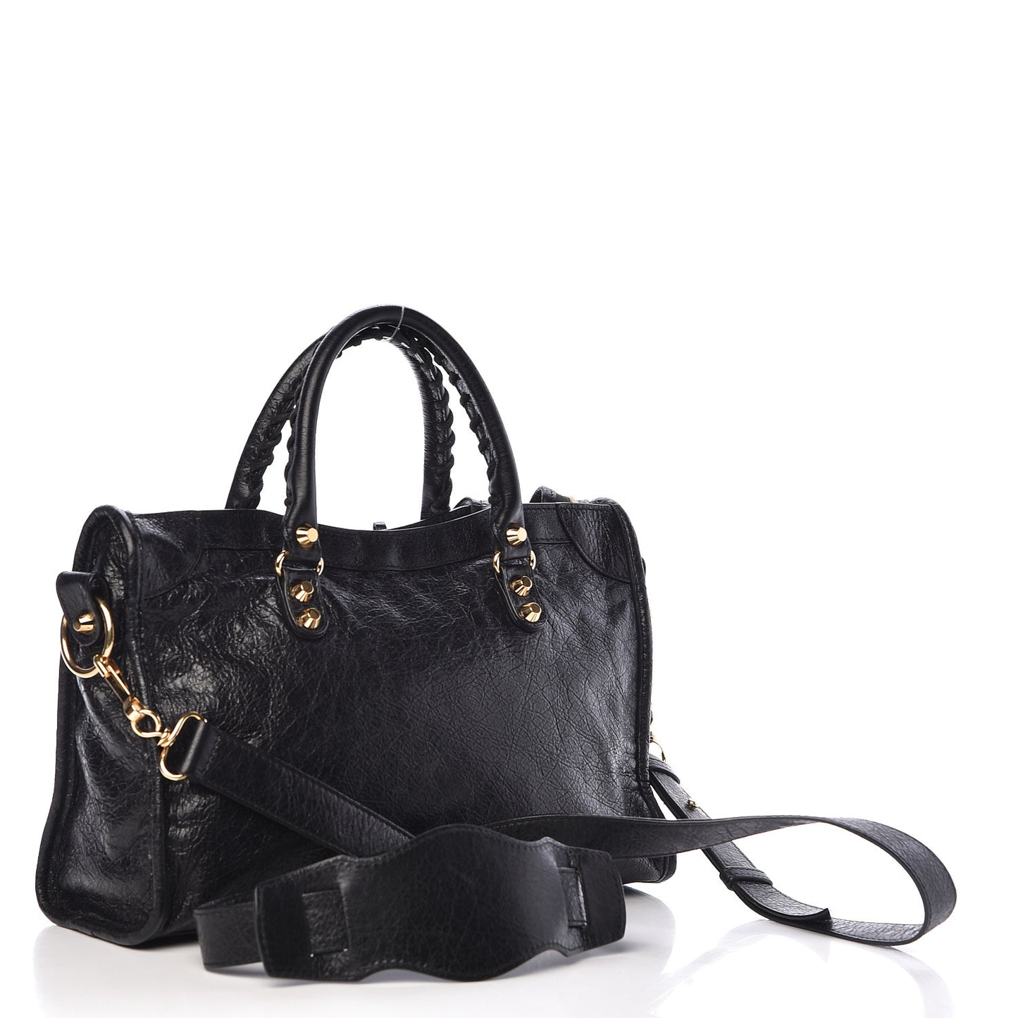 Agneau Classic Gold Hardware S City Black