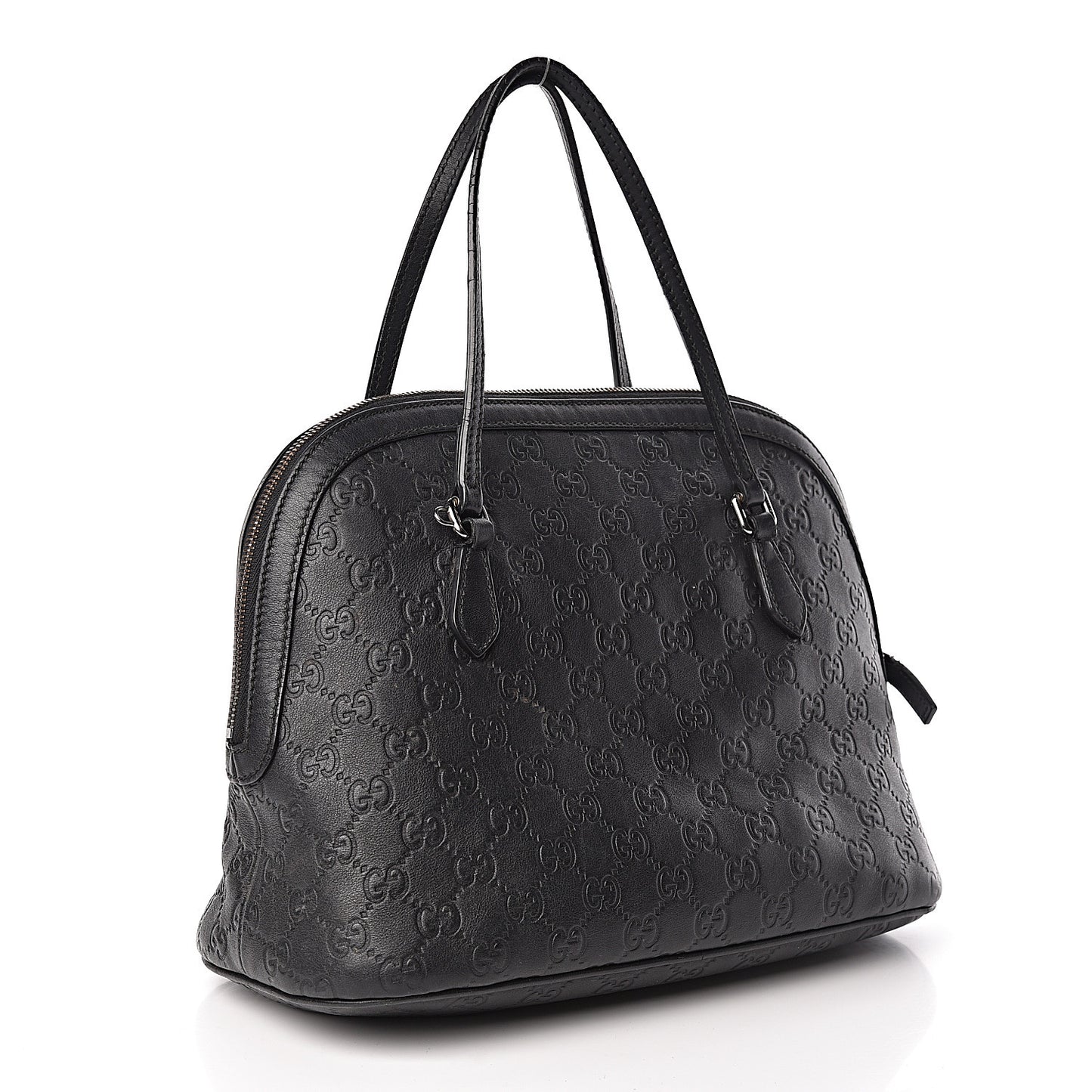 Guccissima Medium Dome Bag Black