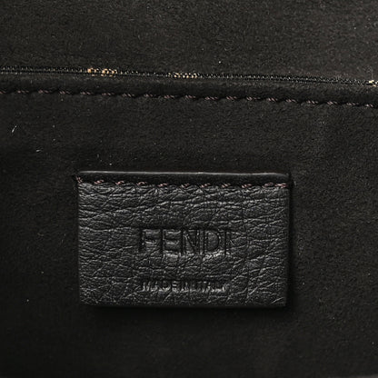 Fendi Fabric Jacquard FF 1974 Mini Cookie Hobo Bag Tobacco Moro 6 of 10