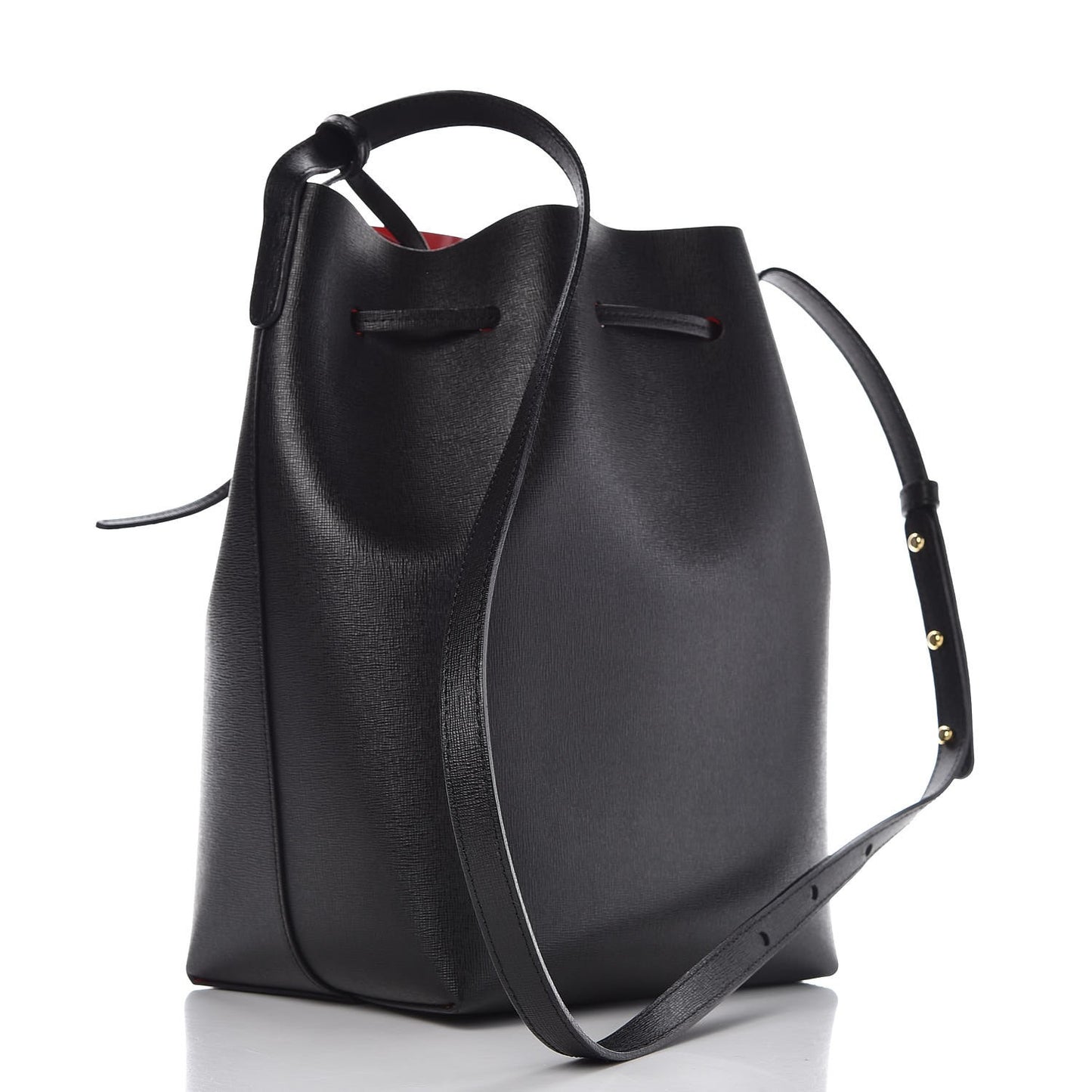 Saffiano Bucket Bag Black Flamma