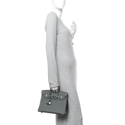 Hermes Togo Birkin 25 Vert Amande 2 of 11