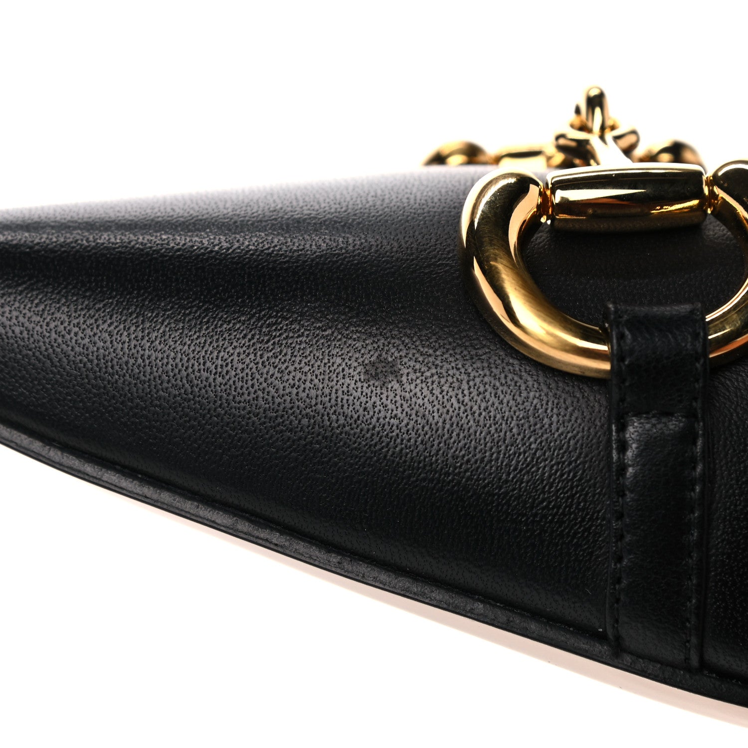 Gucci Horsebit Low Heel Pumps 38.5 Black 9 of 9