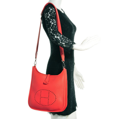 Hermes Taurillon Clemence Evelyne III PM Rose Jaipur 2 of 10