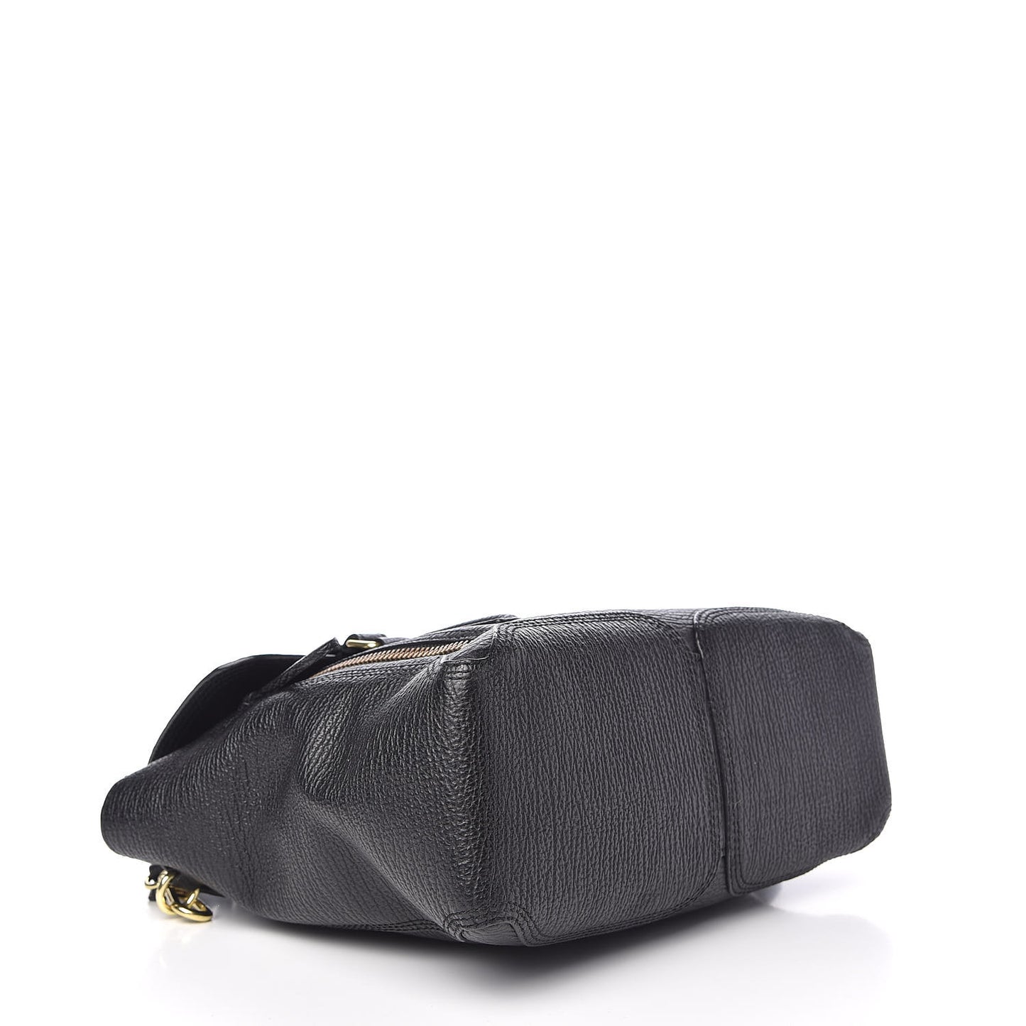Textured Calfskin Medium Pashli Satchel Black