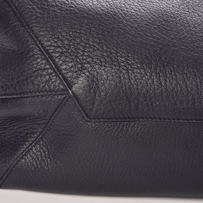 Prada Cervo Deerskin Shopper Tote Navy 14 of 16