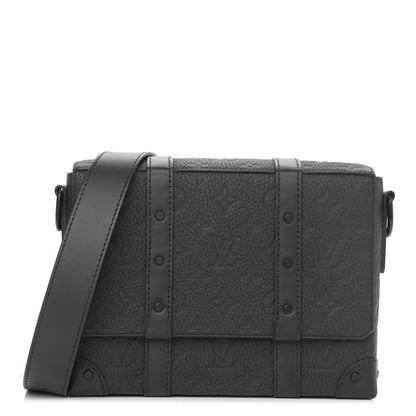 Louis Vuitton Taurillon Monogram Trunk Messenger Black 1 of 11