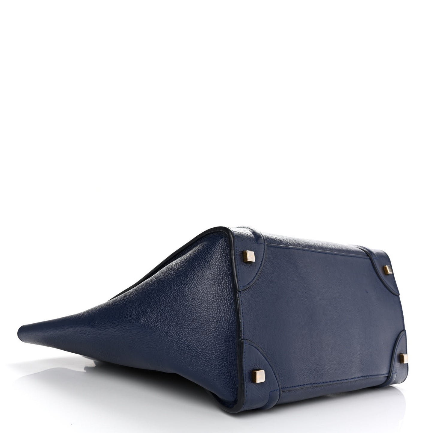 Drummed Calfskin Mini Luggage Ink