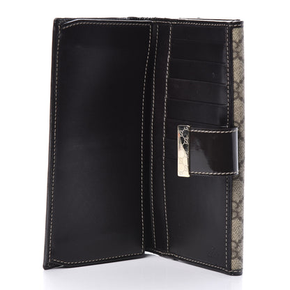 Gucci GG Plus Monogram Icon Bar Continental Flap Wallet Dark Brown 5 of 7