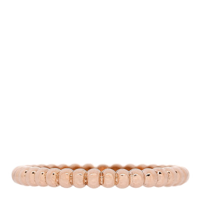 Van Cleef & Arpels 18K Rose Gold Small Perlee Ring 50 5.25 3 of 5