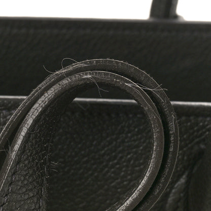 Saint Laurent SAINT LAURENT Grain De Poudre Small Sac De Jour Dark Smog 12 of 13