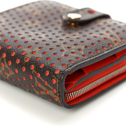 Louis Vuitton Monogram Perforated Compact Zipped Wallet Orange 8 of 11